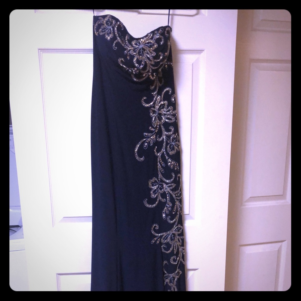 Full length prom dress